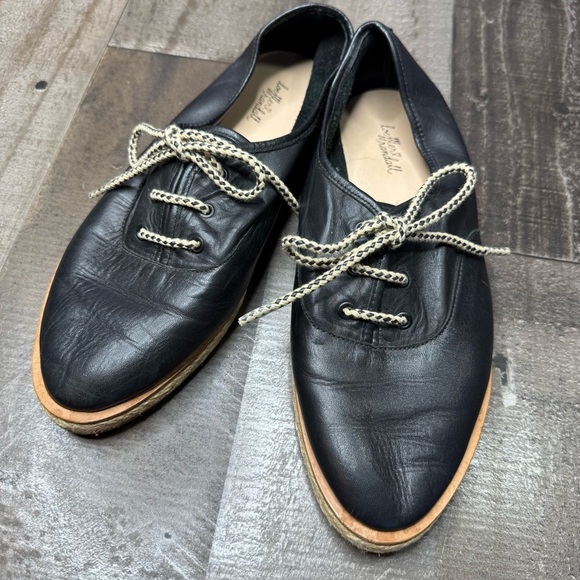 Loeffler Randall Black Oxford Shoes with Classic Design size 7.5 - Picture 1 of 9